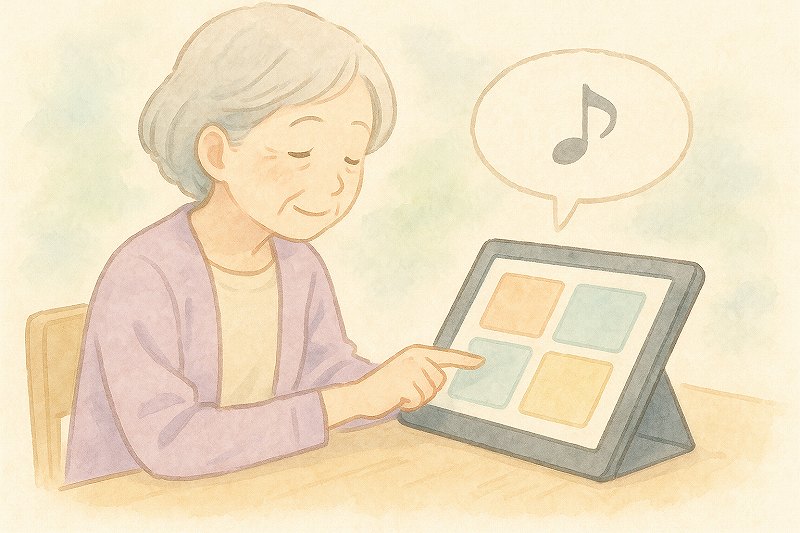 認知機能検査 タブレットの やり方