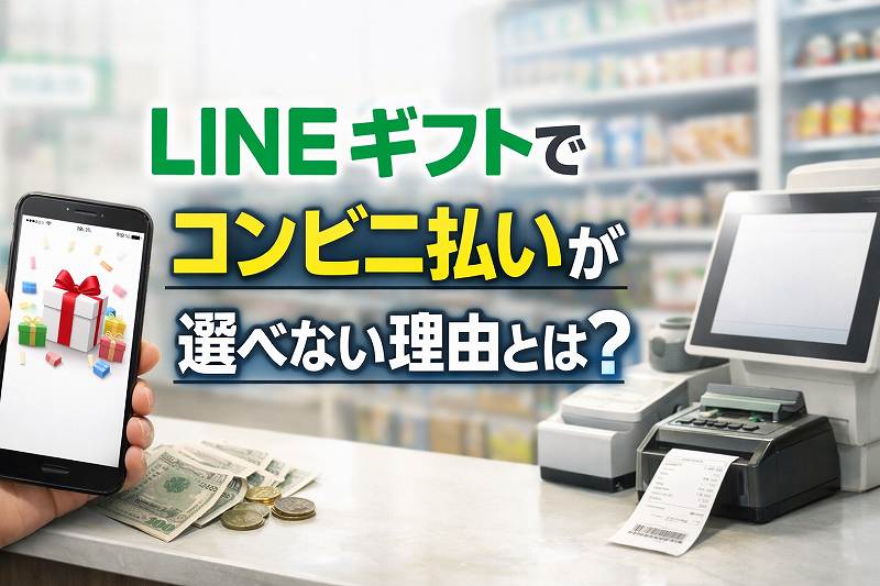 lineギフトでコンビニ払いの方法