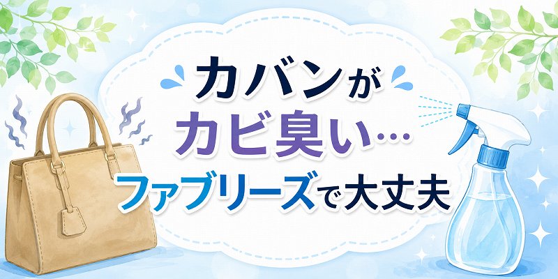 カバンがカビ臭い